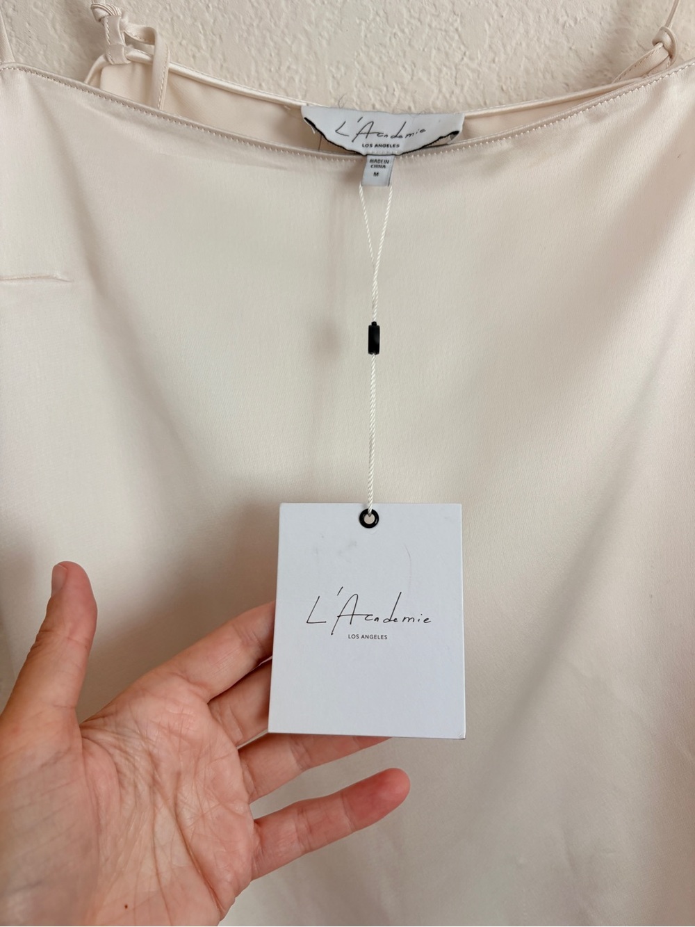 L’Academie Sleek White Tie-Side Maxi Dress - Picture 6 of 13